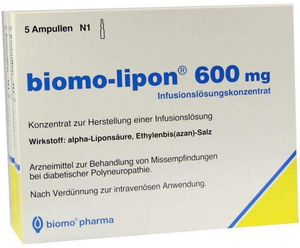Biomo Lipon 600 mg 10 Ampullen