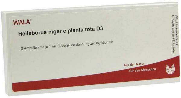 Wala Helleborus Niger E Planta Tota D3 10 X 1 ml Ampullen