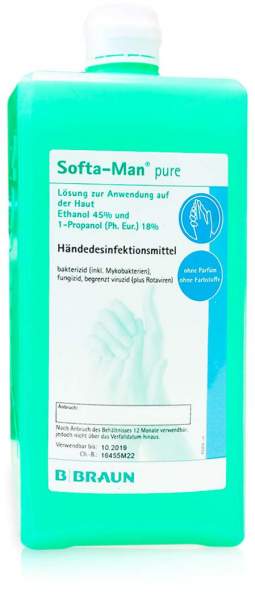 Softa Man Pure 1000 ml Händedesinfektionsmittel
