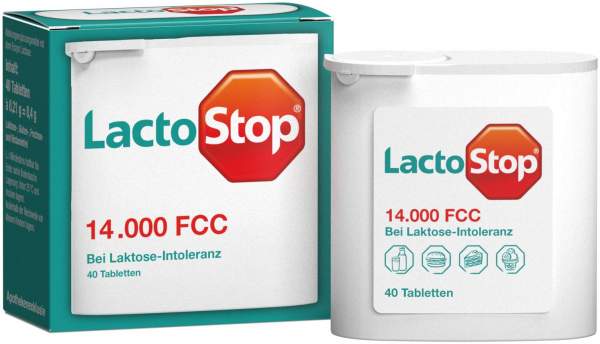 Lactostop 14.000 Fcc 40 Tabletten im Spender