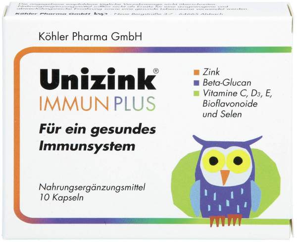 Unizink Immun Plus 10 Kapseln