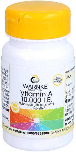 Vitamin A 10.000 I.E. 100 Tabletten
