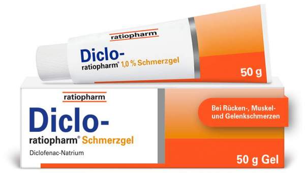 Diclo-ratiopharm Schmerzgel 50 g Gel