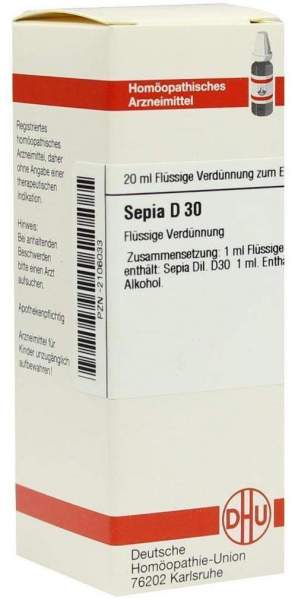 DHU Sepia D30 20 ml Dilution