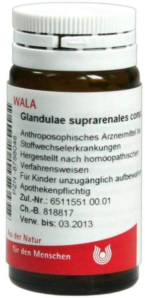 Glandulae Suptrarenales Comp. 20 G Globuli