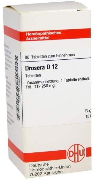 DHU Drosera D12 80 Tabletten