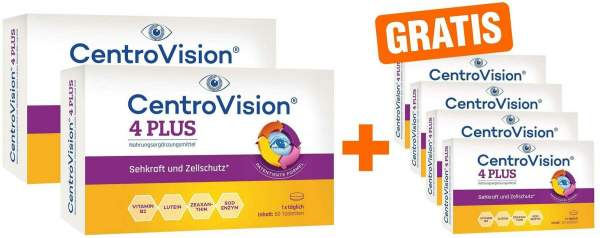 Centrovision 4 plus 2 x 60 Tabletten + gratis Centrovision 4 plus 40 Tabletten
