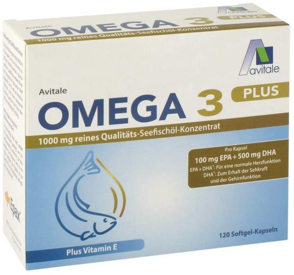 Omega 3 plus 1000 mg 120 Weichkapseln