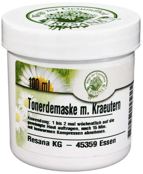 Tonerdemaske Mit Kräutern