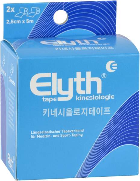 Elyth Tape Kinesiologie 5 cm X 5 M Blau 1 Bandage