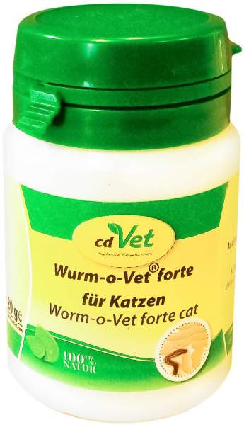 Wurm - O - Vet Forte Für Katzen 20 G Pulver