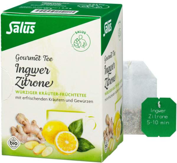 Ingwer Zitrone Tee Salus Filterbeutel