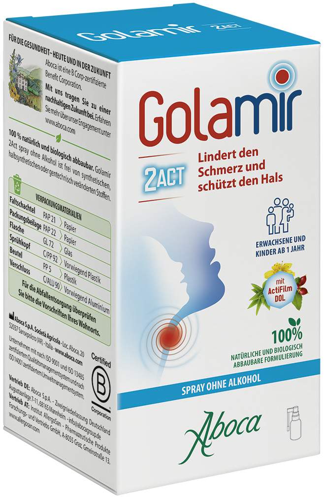 Golamir 2act Spray Ohne Alkohol 30 Ml Kaufen | Volksversand Versandapotheke