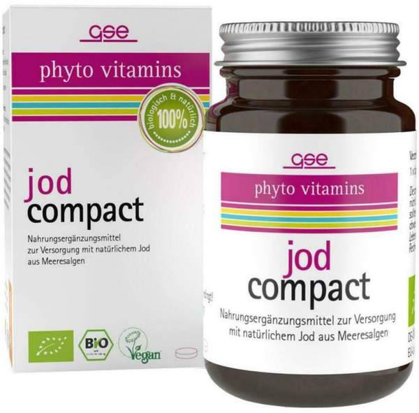 Gse Jod Compact Bio Tabletten 120 Stück