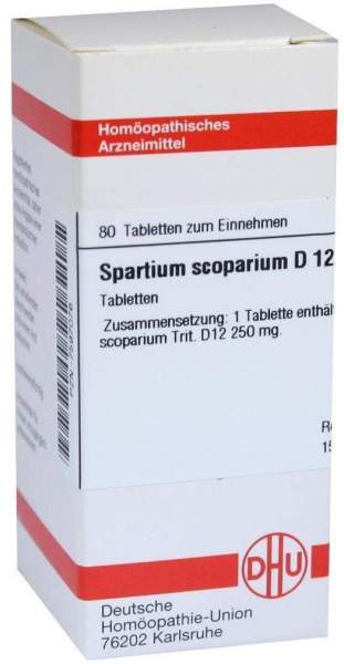 Spartium Scoparium D 12 Dhu 80 Tabletten