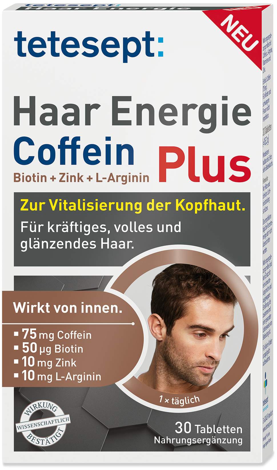 Tetesept Haar Energie Coffein Plus 30 Filmtabletten Kaufen Volksversand Versandapotheke
