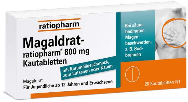 Magaldrat-ratiopharm 800 mg 20 Tabletten