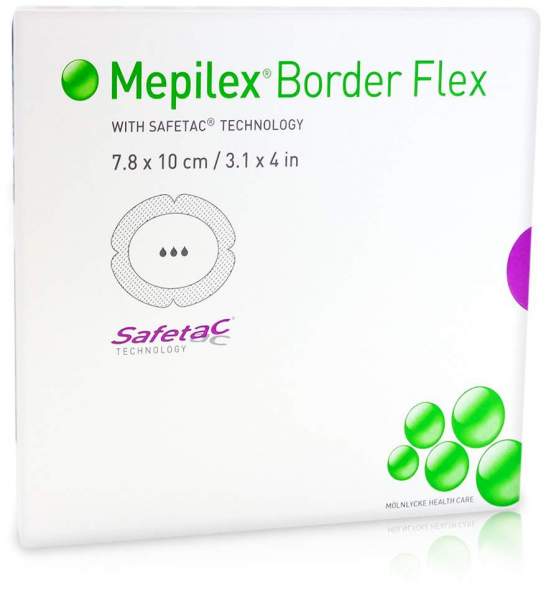 Mepilex Border Flex Schaumverb.Haftend 7,8x10 cm