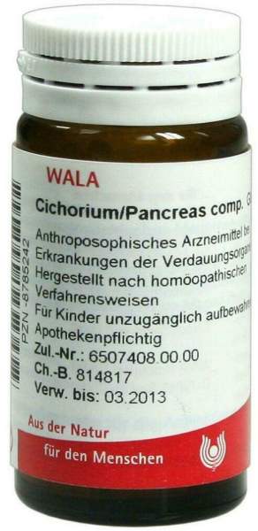 Wala Cichorium Pancreas Comp. 20 G Globuli