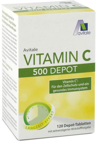 Vitamin C 500 mg Depot 120 Tabletten