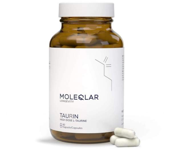 MoleQlar Taurin high Dose L-Taurine 90 Kapseln