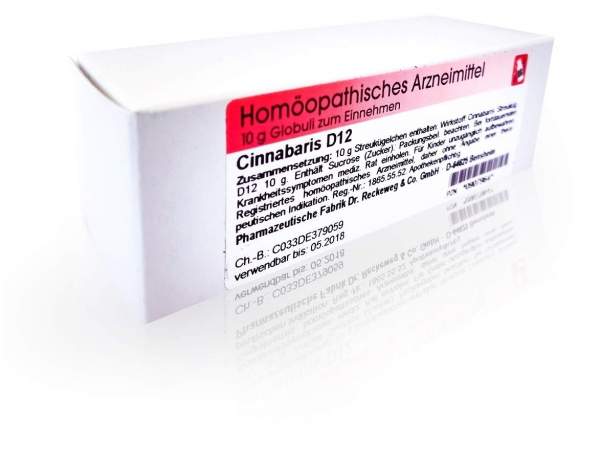 Cinnabaris D12 10 G Globuli