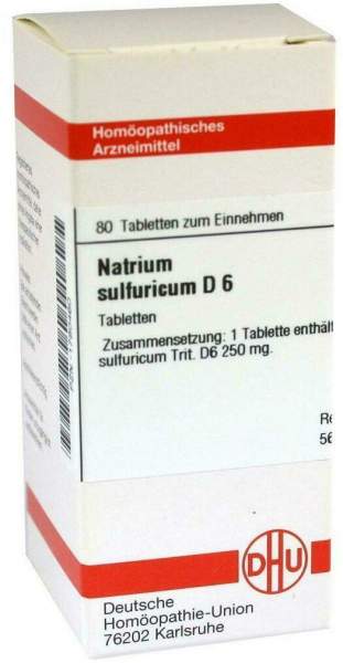 Dhu Natrium Sulfuricum D6 80 Tabletten
