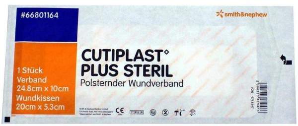 Cutiplast Plus Steril 10 X 24,8 cm 1 Verband