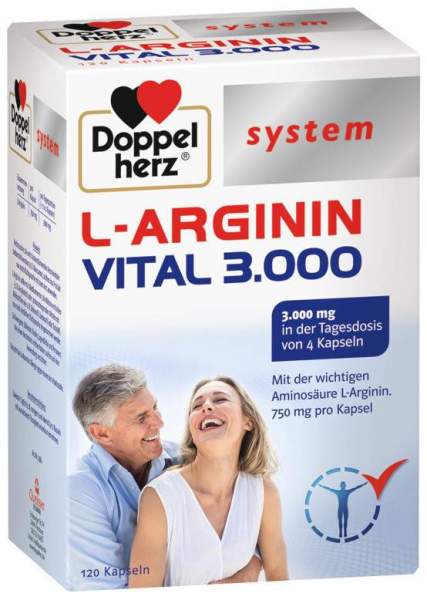 Doppelherz L-Arginin Vital 3000 system 120 Kapseln