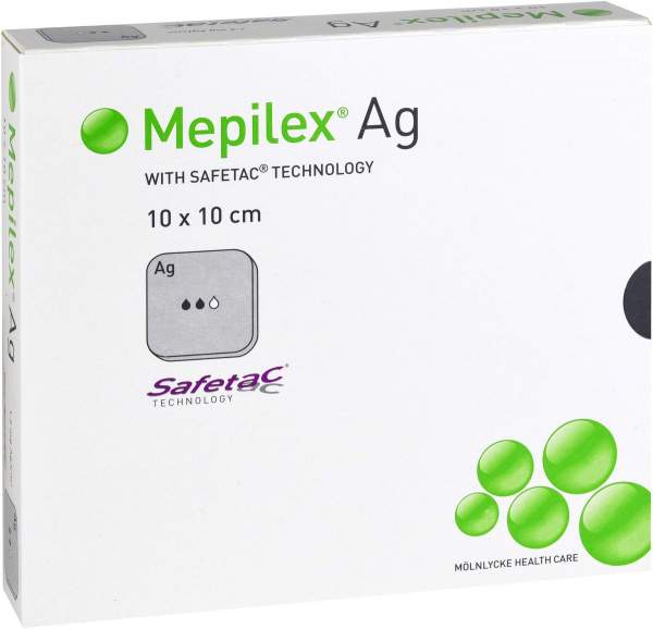 Mepilex AG Verband 10x10cm Steril