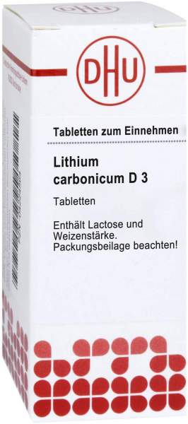 Lithium Carbonicum D 3 200 Tabletten
