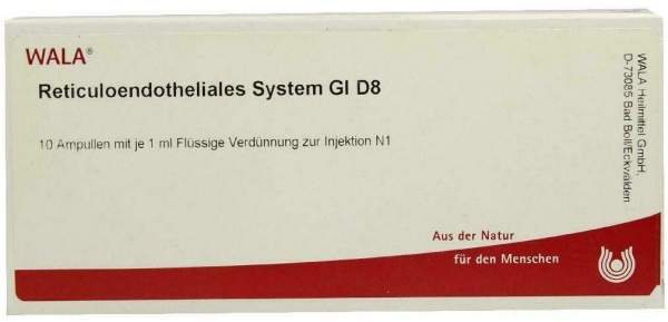Wala Reticuloendotheliales System Gl D8 10 X 1 ml Ampullen