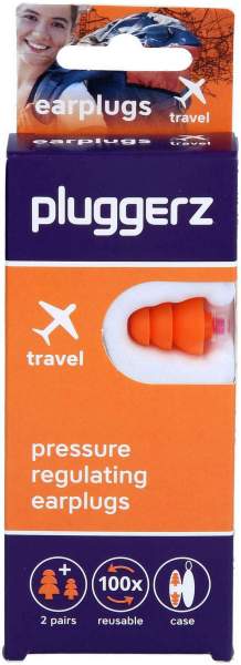 Pluggerz Earplugs Travel Erwachsene &amp; Kids