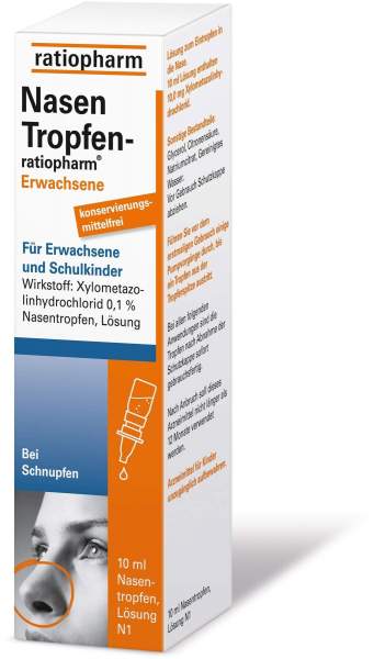 NasenTropfen ratiopharm Erwachsene 10 ml