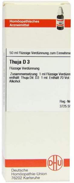 Thuja D3 Dilution 50 ml Dilution