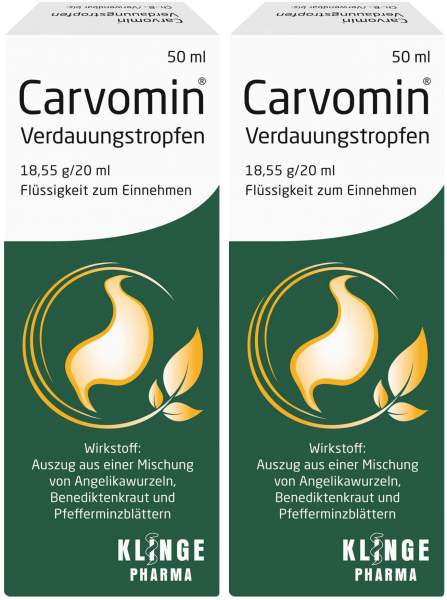 Carvomin Verdauungstropfen 2 x 50 ml Tropfen