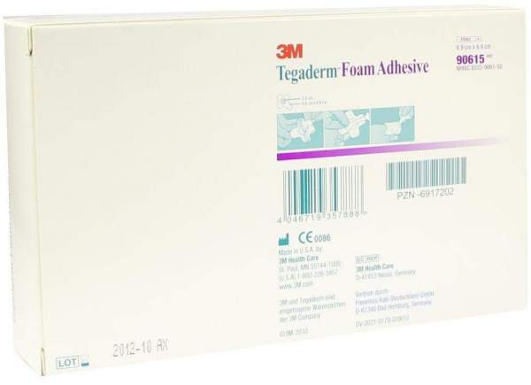 Tegaderm Foam Adhesive Fk 6,9 X 6,9 cm 90615 10 Verbände