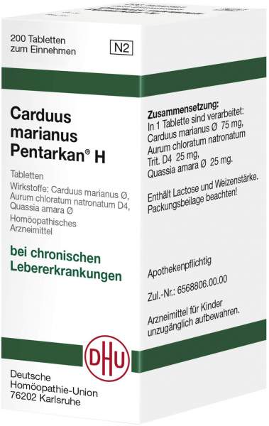 Carduus Marianus Pentarkan H 200 Tabletten