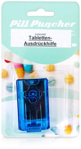 Tabletten-Ausdrücker Hilfe Vorratsfach