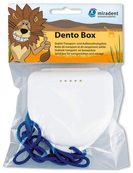 Miradent Zahnspangenbox Dento Box Weiß 1 Stück