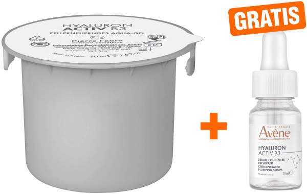 Avene Hyaluron Activ B3 zellerneuerndes Aqua-Gel Nachfüllpack 50 ml + gratis Avene Hyaluron Activ B3 10 ml
