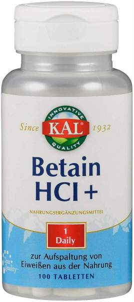 Betain HCL + 250 mg 100 Tabletten
