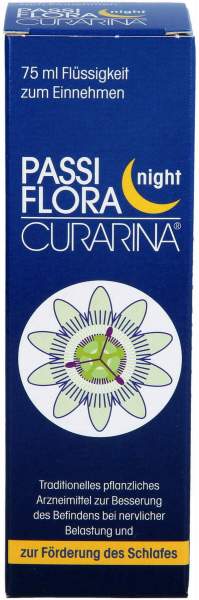 Passiflora Night Curarina Flüssigkeit zum Einnehmen 75 ml