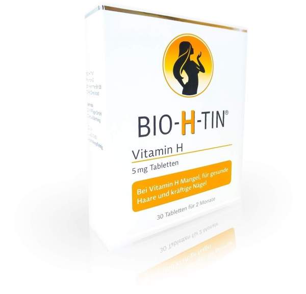 Bio - H - Tin Vitamin H 5 mg Für 2 Monate 30 Tabletten