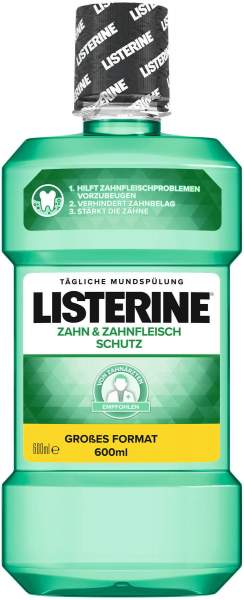 Listerine Zahn &amp; Zahnfleisch Schutz 600 ml Lösung