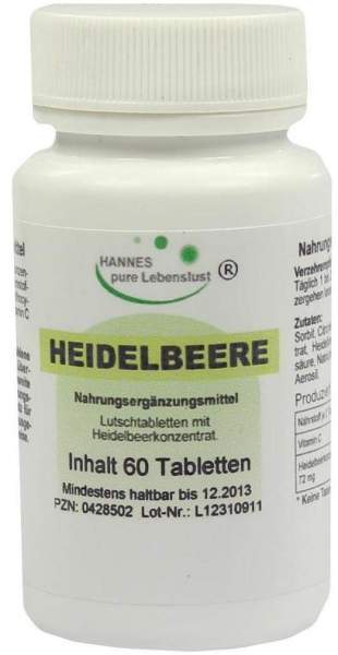 Heidelbeer Augen Tabletten