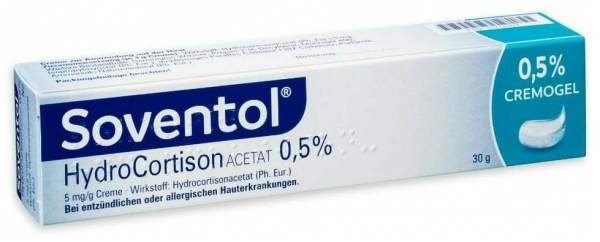 Soventol Hydrocortisonacetat 0,5% 30 g Creme