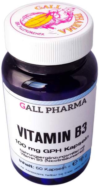 Vitamin B3 100 mg Gph 60 Kapseln
