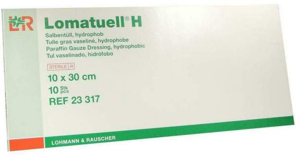 Lomatuell H Salbentüll 10x30cm Stück 23317