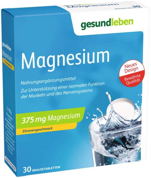 Gesund Leben Magnesium 375 mg Brausetabltten